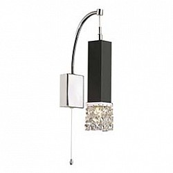 Бра Odeon Light Бра Odeon LightС 1 лампой<br>Артикул - OD_2206_1W,Бренд - Odeon Light (Италия),Коллекция - Allen,Гарантия, месяцы - 24,Высота, мм - 350,Тип лампы - галогеновая,Общее кол-во ламп - 1,Напряжение питания лампы, В - 220,Максимальная мощность лампы, Вт - 40,Лампы в комплекте - галогеновая G9,Цвет плафонов и подвесок - неокрашенный,Тип поверхности плафонов - прозрачный,Материал плафонов и подвесок - хрусталь,Цвет арматуры - венге, хром,Тип поверхности арматуры - матовый, глянцевый,Материал арматуры - металл,Возможность подлючения диммера - можно,Форма и тип колбы - пальчиковая,Тип цоколя лампы - G9,Класс электробезопасности - I,Степень пылевлагозащиты, IP - 20,Диапазон рабочих температур - комнатная температура,Дополнительные параметры - светильник предназначен для использования со скрытой проводкой<br>