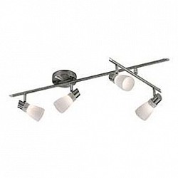 Спот Odeon Light Спот Odeon LightС 4 лампами<br>Артикул - OD_2066_4C,Бренд - Odeon Light (Италия),Коллекция - Terza,Гарантия, месяцы - 24,Тип лампы - галогеновая,Общее кол-во ламп - 4,Напряжение питания лампы, В - 220,Максимальная мощность лампы, Вт - 40,Лампы в комплекте - галогеновые G9,Цвет плафонов и подвесок - белый,Тип поверхности плафонов - матовый,Материал плафонов и подвесок - стекло,Цвет арматуры - никель,Тип поверхности арматуры - глянцевый,Материал арматуры - металл,Возможность подлючения диммера - можно,Форма и тип колбы - пальчиковая,Тип цоколя лампы - G9,Класс электробезопасности - I,Общая мощность, Вт - 160,Степень пылевлагозащиты, IP - 20,Диапазон рабочих температур - комнатная температура,Дополнительные параметры - поворотный светильник<br>